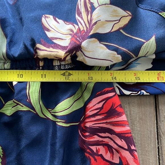 NWT Amanda Uprichard Silk Floral Off the Shoulder Mini Dress - XS - Picture 5 of 10